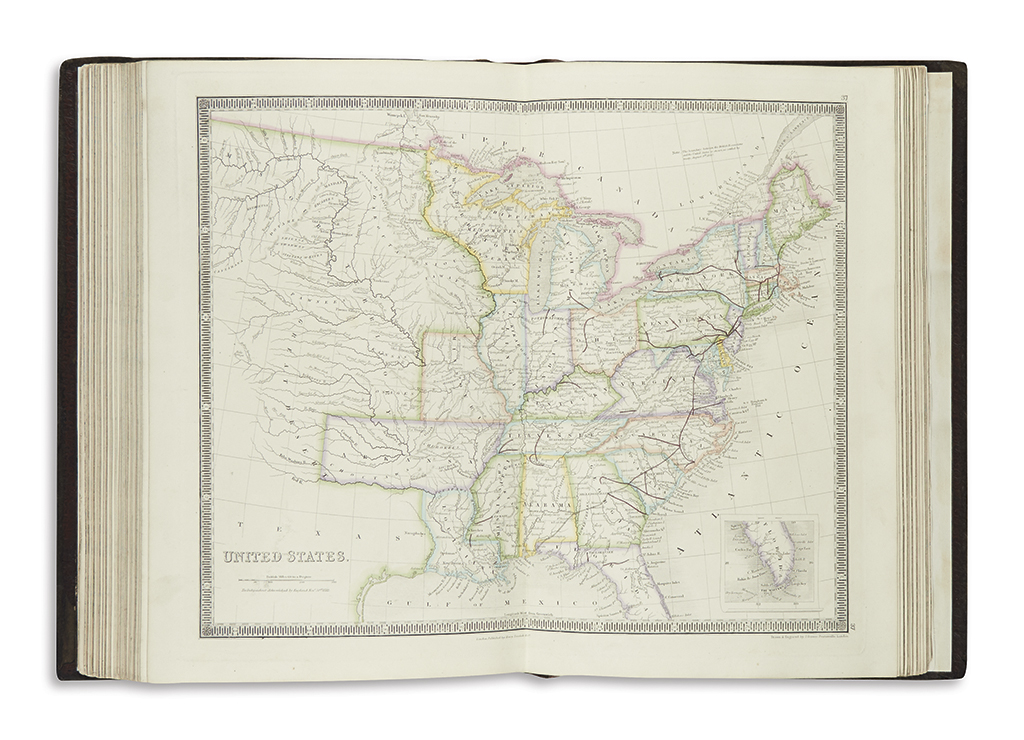 TEESDALE, HENRY. A New General Atlas of the World.